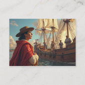 Visite Carte de profil - Célébration de la Journée Columb (Dos)