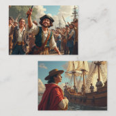 Visite Carte de profil - Célébration de la Journée Columb (Devant / Derrière)