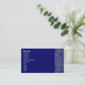 Visite Carte de profil Cercles multicolores (Debout devant)