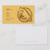 Visite Carte de profil - cheval métallique (Devant / Derrière)