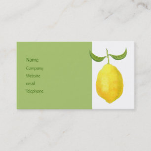 Visite Carte de profil citron