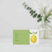Visite Carte de profil citron (Debout devant)