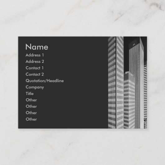 Visite Carte de profil City Blocs (Devant)