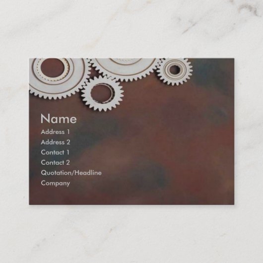 Visite Carte de profil Cogs (Devant)