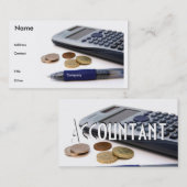 Visite Carte de profil comptable I (Devant / Derrière)