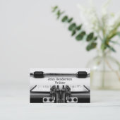 Visite Carte de profil d'affaires d'auteur (Debout devant)