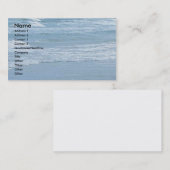 Visite Carte de profil d'affaires d'océan (Devant / Derrière)