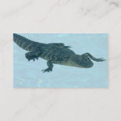 Visite Carte de profil d'alligator (Dos)