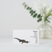 Visite Carte de profil d'alligator (Debout devant)