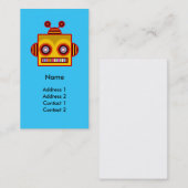 Visite Carte de profil d'amusement de robot d'abeille (Devant / Derrière)