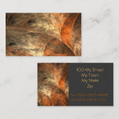 Visite Carte de profil d'art de fractale de richesse (Devant / Derrière)