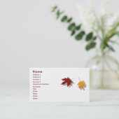 Visite Carte de profil d'automne (Debout devant)