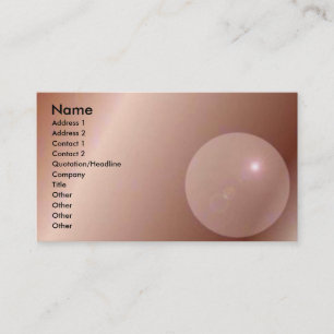 Visite Carte de profil de balle