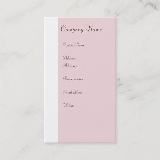 Visite Carte de profil de ballet - Deux côtés (Devant)