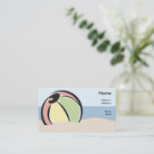 Visite Carte de profil de ballon de plage (Debout devant)