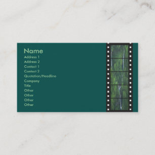 Visite Carte de profil de bande de film de forêt verte