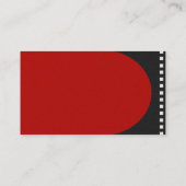Visite Carte de profil de bande de film négative (Dos)