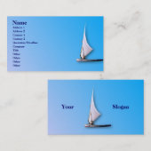 Visite Carte de profil de bateau (Devant / Derrière)