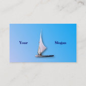 Visite Carte de profil de bateau (Dos)