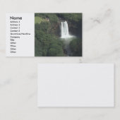 Visite Carte de profil de cascade (Devant / Derrière)