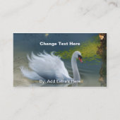 Visite Carte de profil de chanson de cygne (Dos)