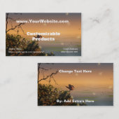 Visite Carte de profil de chanson de cygne (Devant / Derrière)