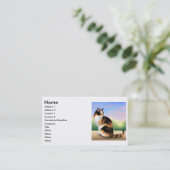 Visite Carte de profil de chat de calicot (Debout devant)