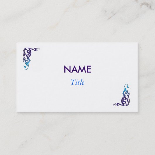 Visite Carte de profil de concepteur (Devant)