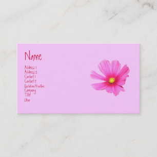 Visite Carte de profil de cosmos