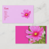 Visite Carte de profil de cosmos (Devant / Derrière)