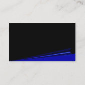 Visite Carte de profil de courbe de page noire (Dos)