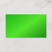 Visite Carte de profil de courbe verte (Dos)