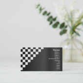 Visite Carte de profil de damier (Debout devant)