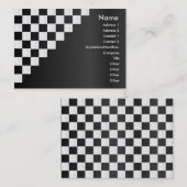 Visite Carte de profil de damier (Devant / Derrière)