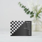 Visite Carte de profil de damier (Debout devant)