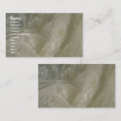 Visite Carte de profil de dentelle (Devant / Derrière)