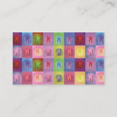 Visite Carte de profil de dentiste (Dos)