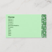 Visite Carte de profil de départ de raisin vert (Devant)