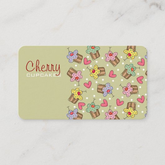 Visite Carte de profil de dessert de boulangerie de (Devant)