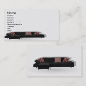 Visite Carte de profil de divan (Devant / Derrière)