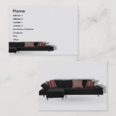 Visite Carte de profil de divan (Devant / Derrière)