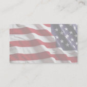 Visite Carte de profil de drapeau des Etats-Unis (Dos)