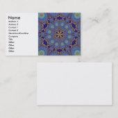 Visite Carte de profil de fractale de paon (Devant / Derrière)