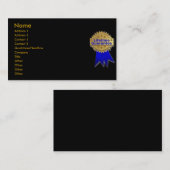 Visite Carte de profil de garantie à vie (Devant / Derrière)