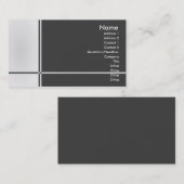 Visite Carte de profil de gestion (Devant / Derrière)
