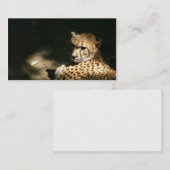 Visite Carte de profil de guépard (Devant / Derrière)