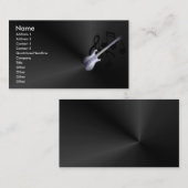Visite Carte de profil de guitare (Devant / Derrière)