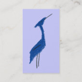 Visite Carte de profil de HÉRON de GRAND BLEU (Dos)