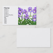 Visite Carte de profil de jardin d'iris (Devant / Derrière)