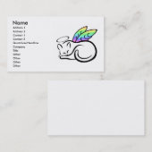 Visite Carte de profil de Kitty d'ange (Devant / Derrière)